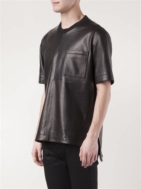 givenchy mens leather shirt|men's Givenchy t shirt sale.